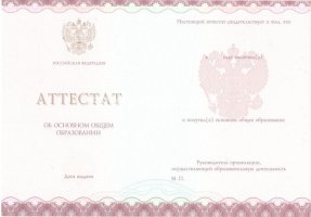 Аттестат за 9 класс 2013-2019 в Норильске